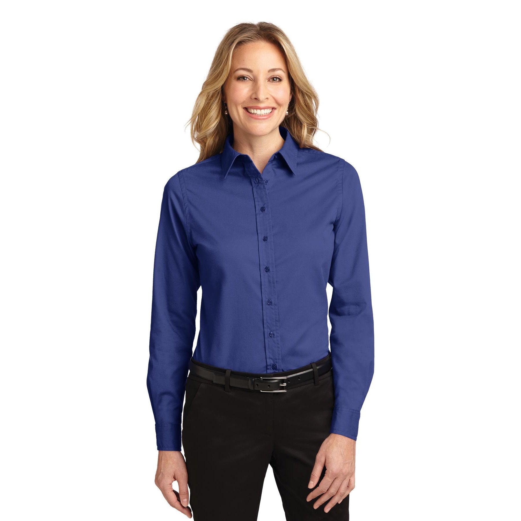 Port Authority-Port Authority® Women's Long Sleeve Easy Care Shirt. L608-MedTech-11